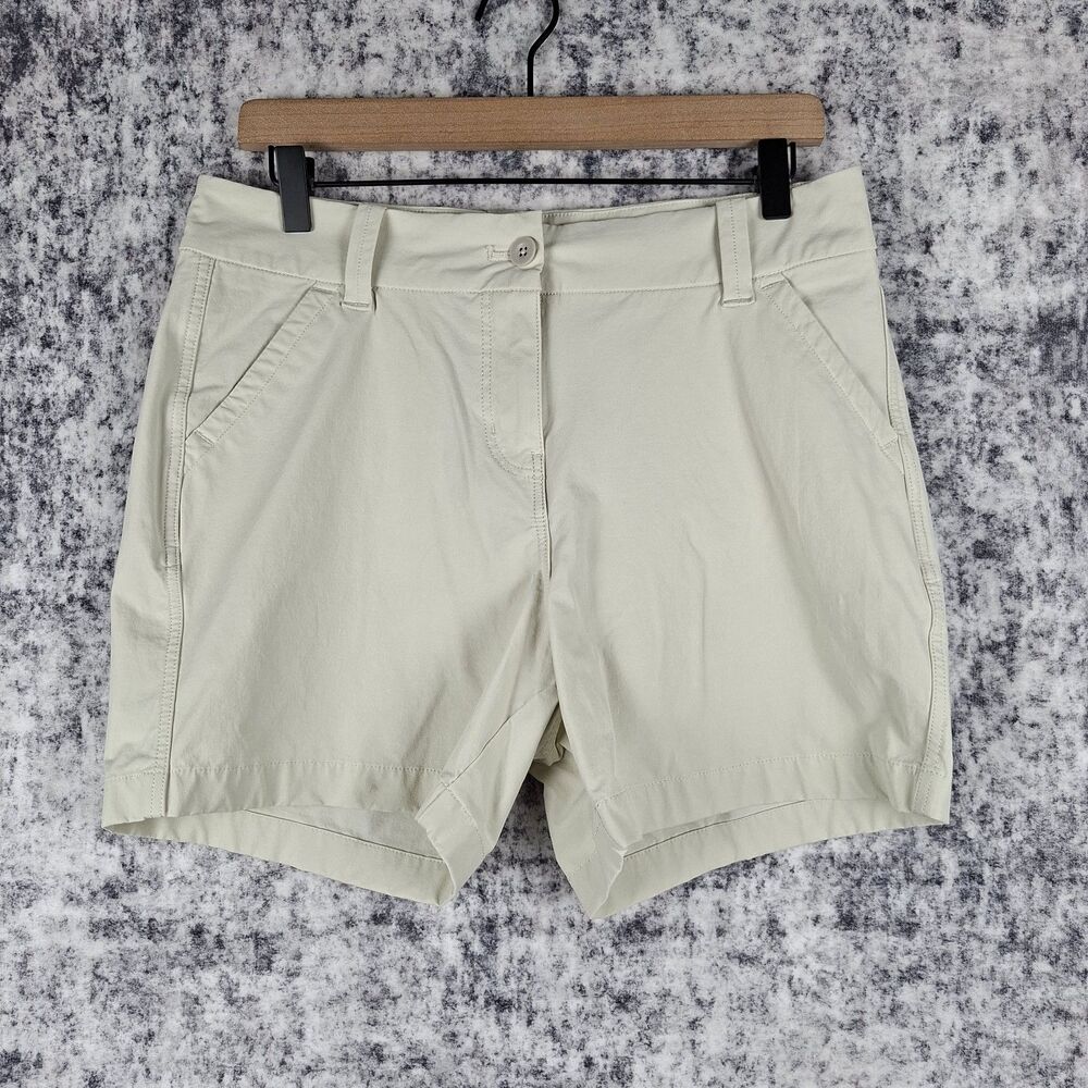 Vineyard Vines Womens Performance Shorts Size 6 Tan Beige
